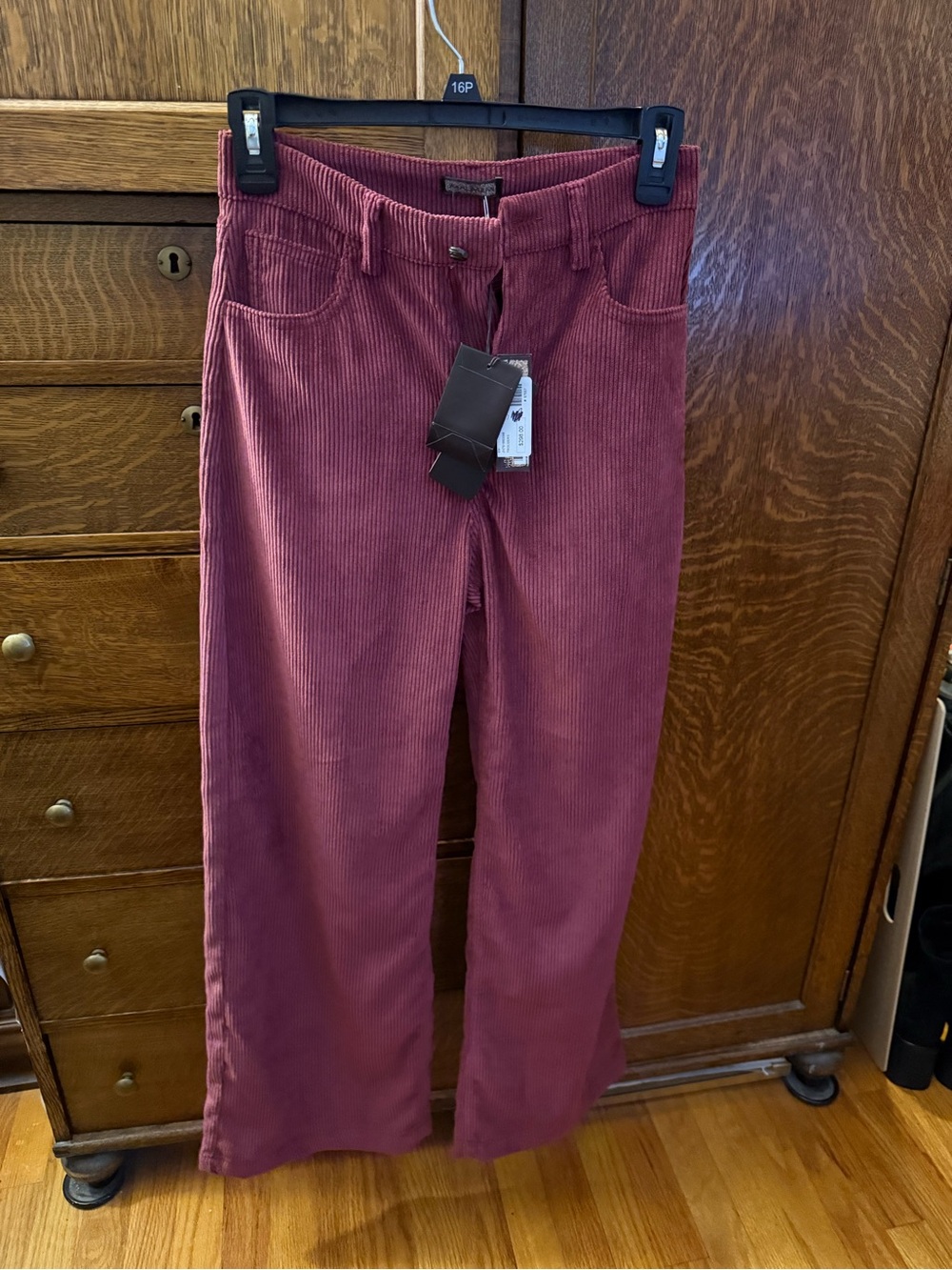 Maliparmi Magenta Size 2 Velvet Trousers
